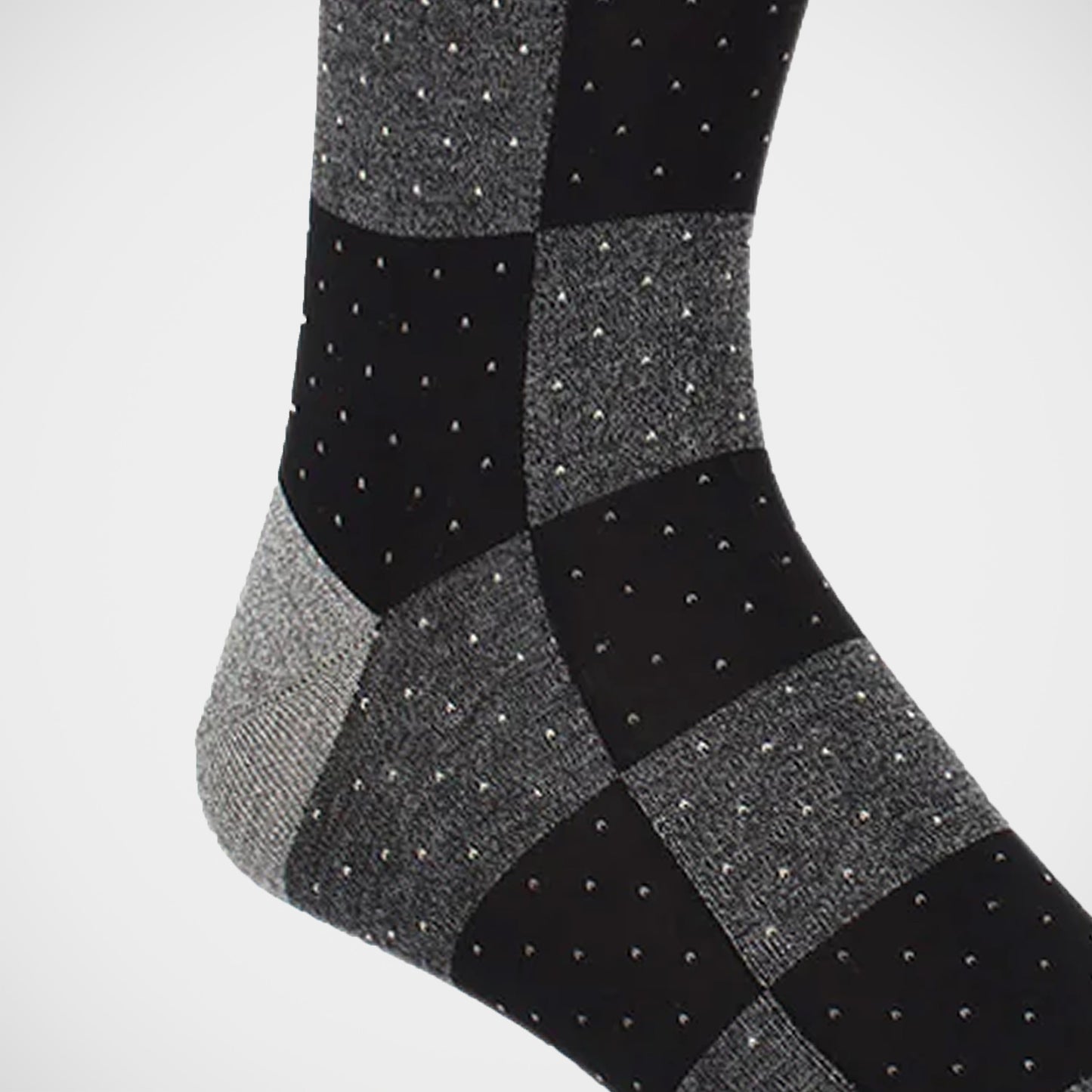 'Black and Grey Checkerboard' Socks