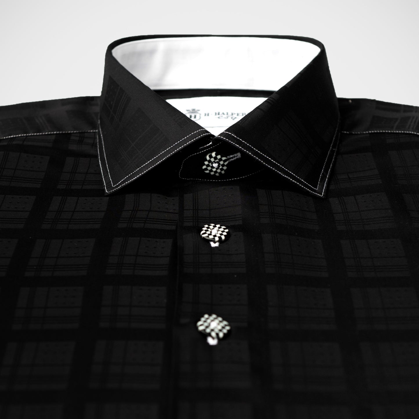 'Obsidian Tone-on-Tone' Sport Shirt