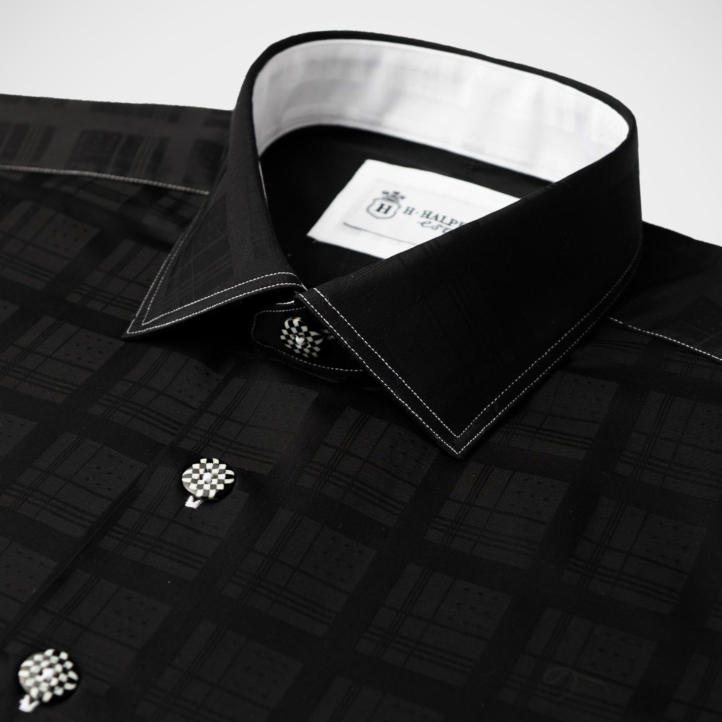 'Obsidian Tone-on-Tone' Sport Shirt