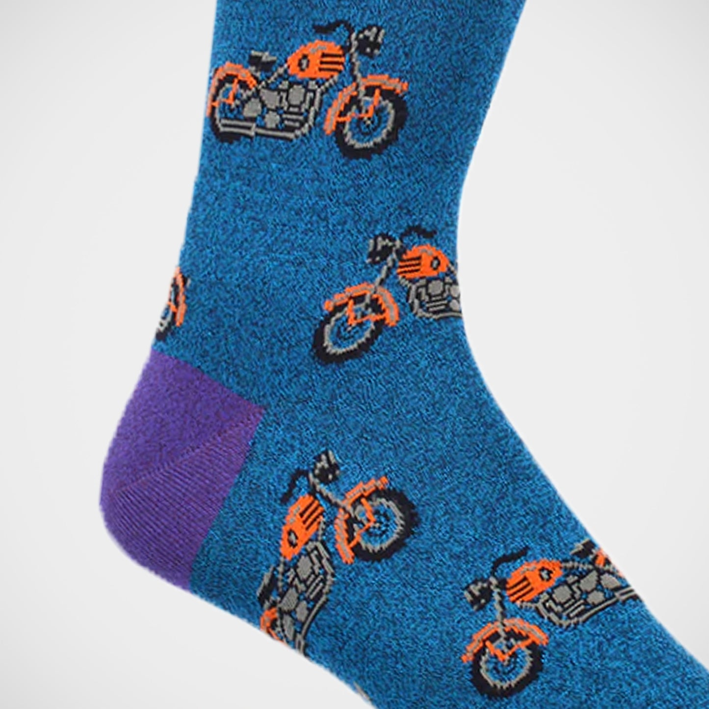'Orange Motorcycle' Socks