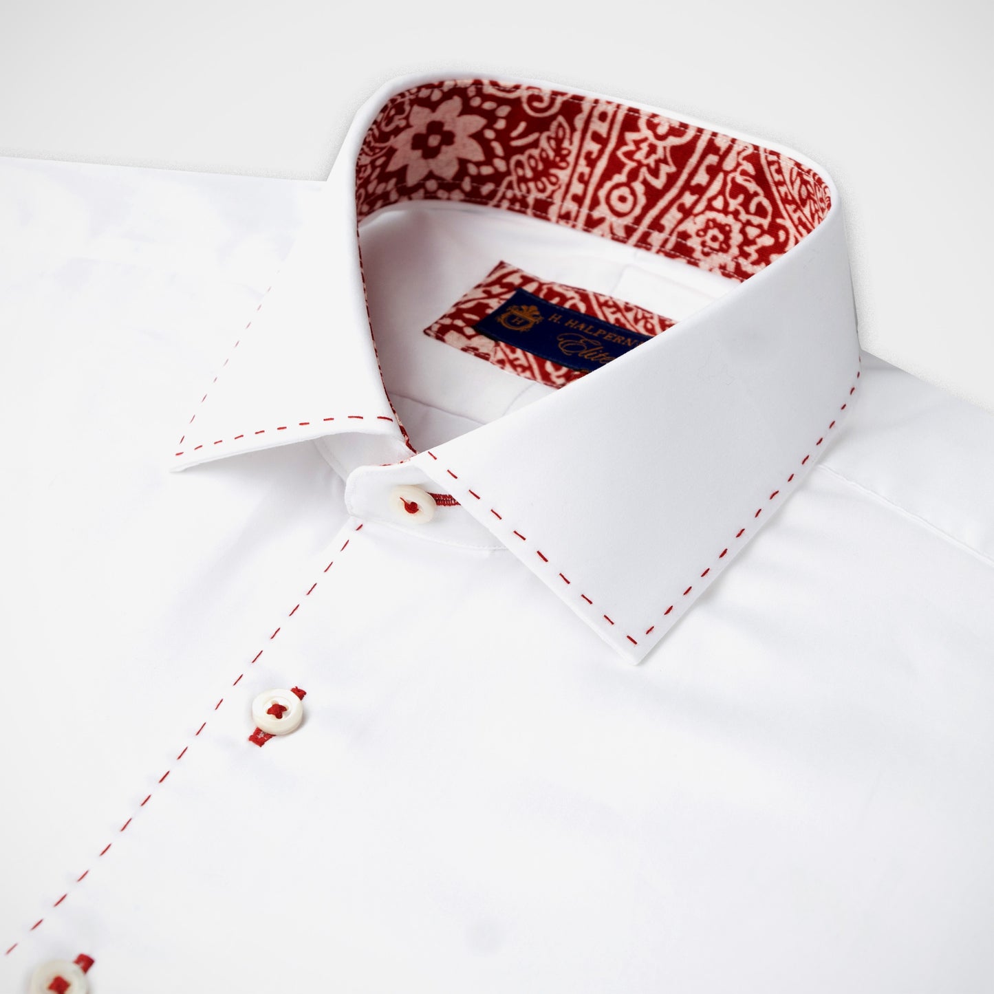 'Elite Paisley & Pick Stitch' Dress Shirt