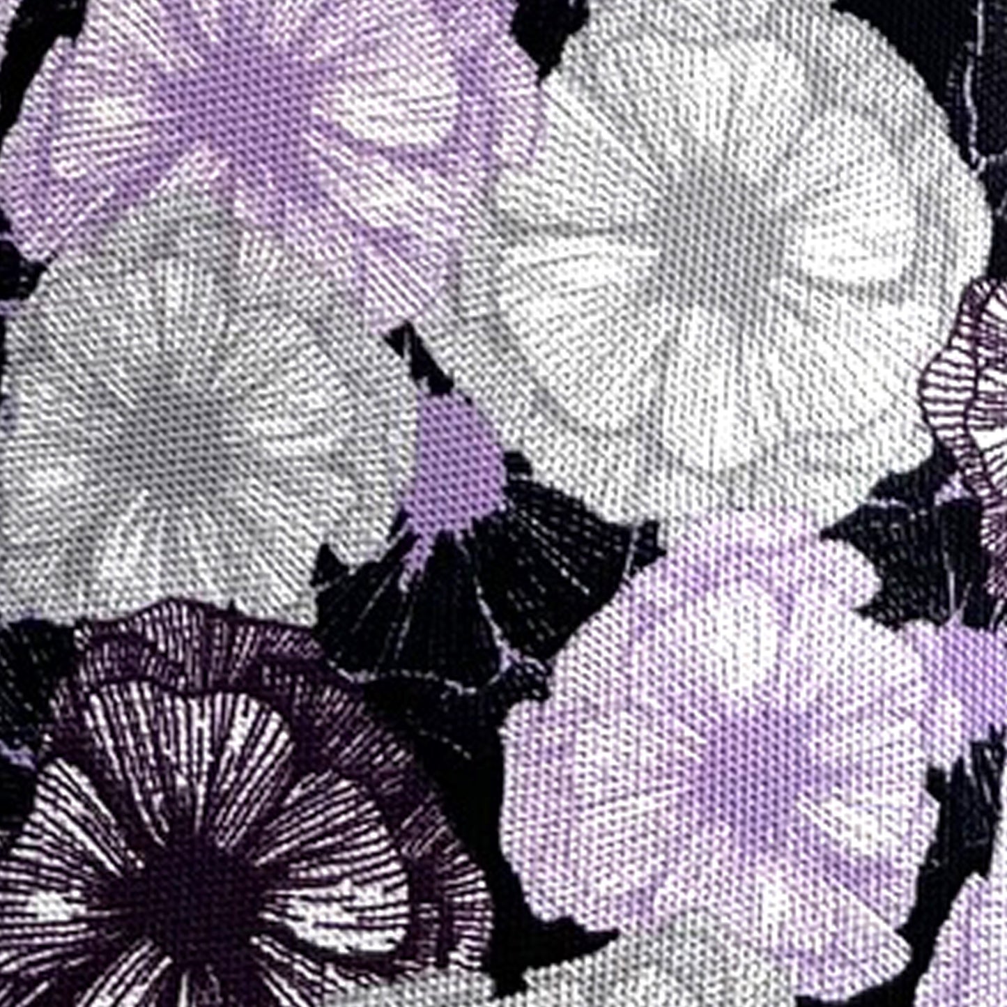 'Plum and Grey Floral' Tie