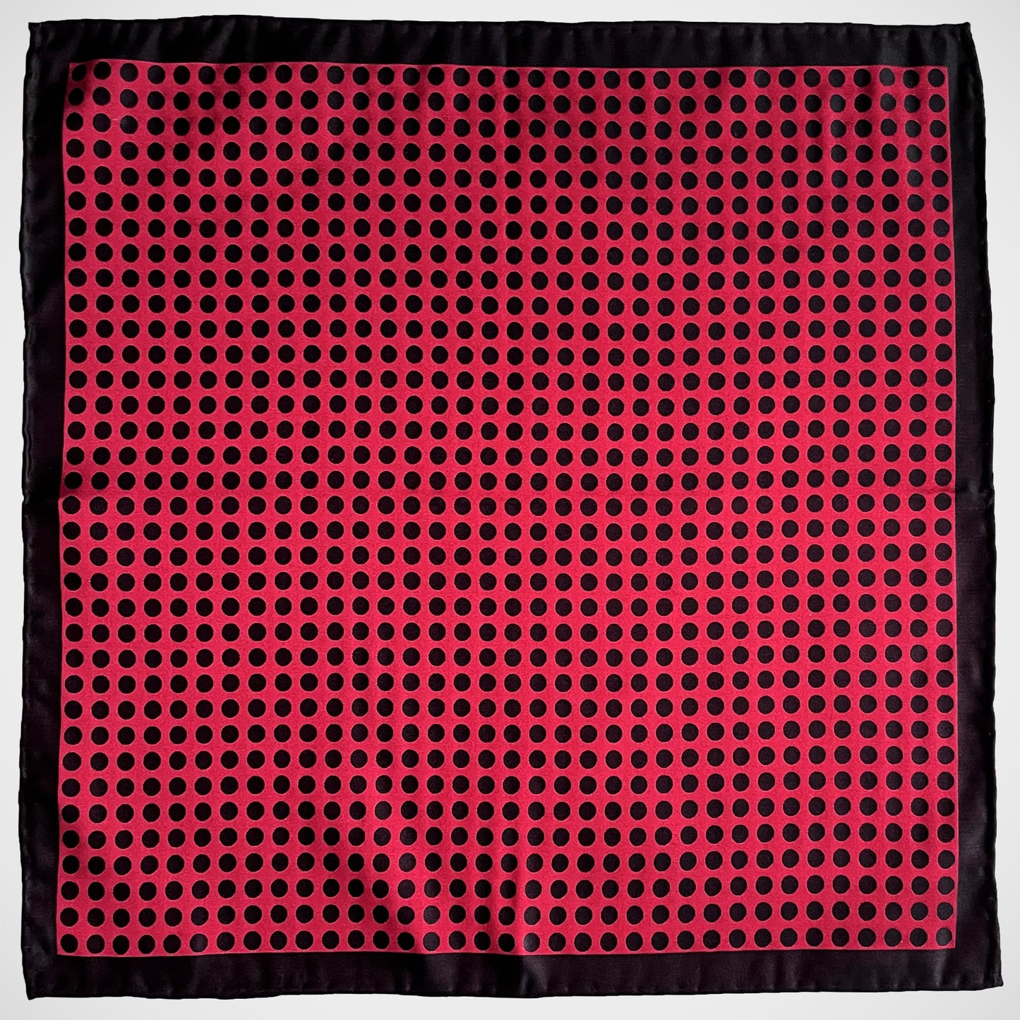 ‘Red Dot Reversible’ Pocket Square