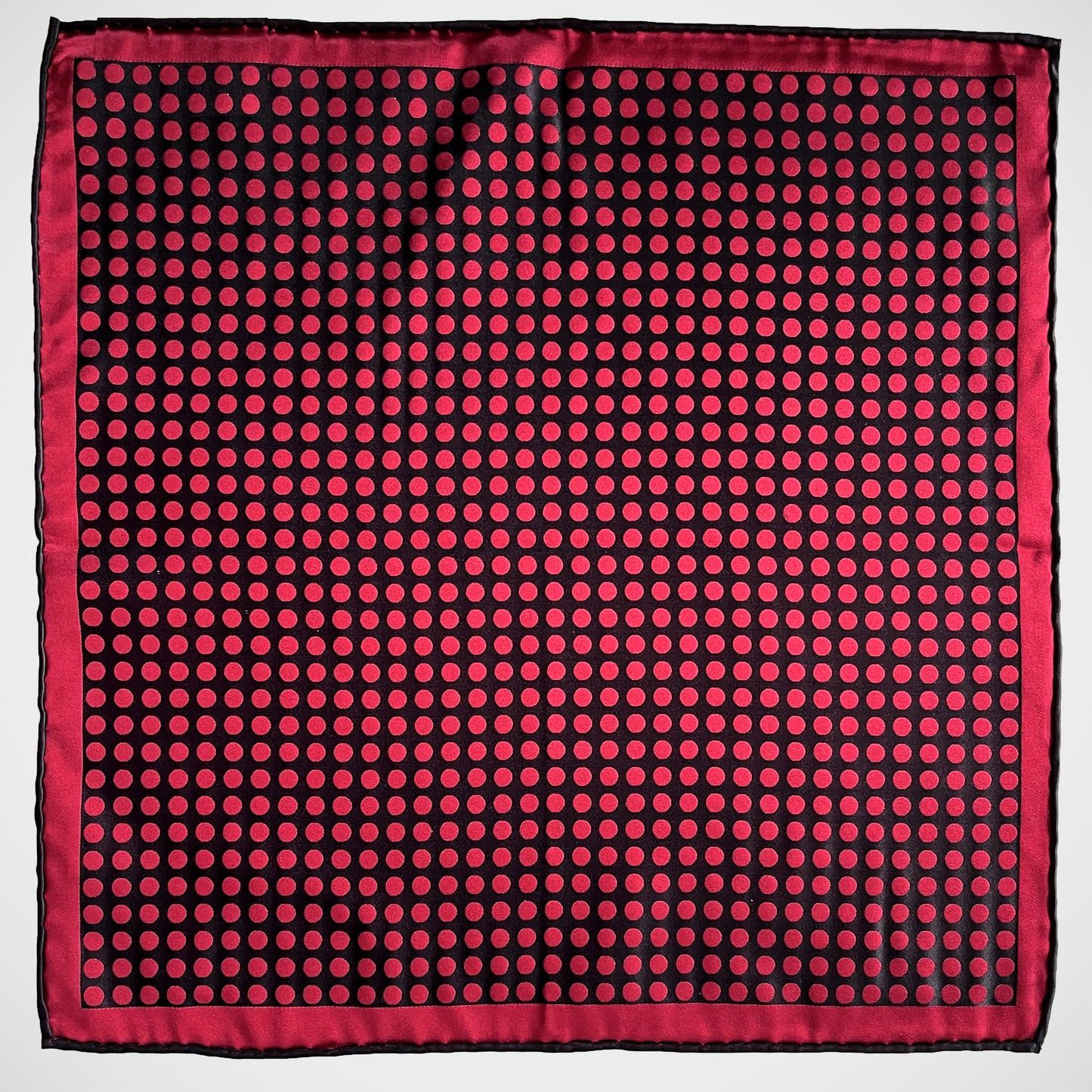 ‘Red Dot Reversible’ Pocket Square