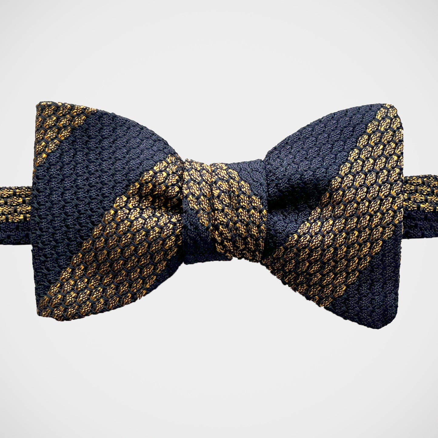 'Navy and Gold' Pre-tied Bowtie