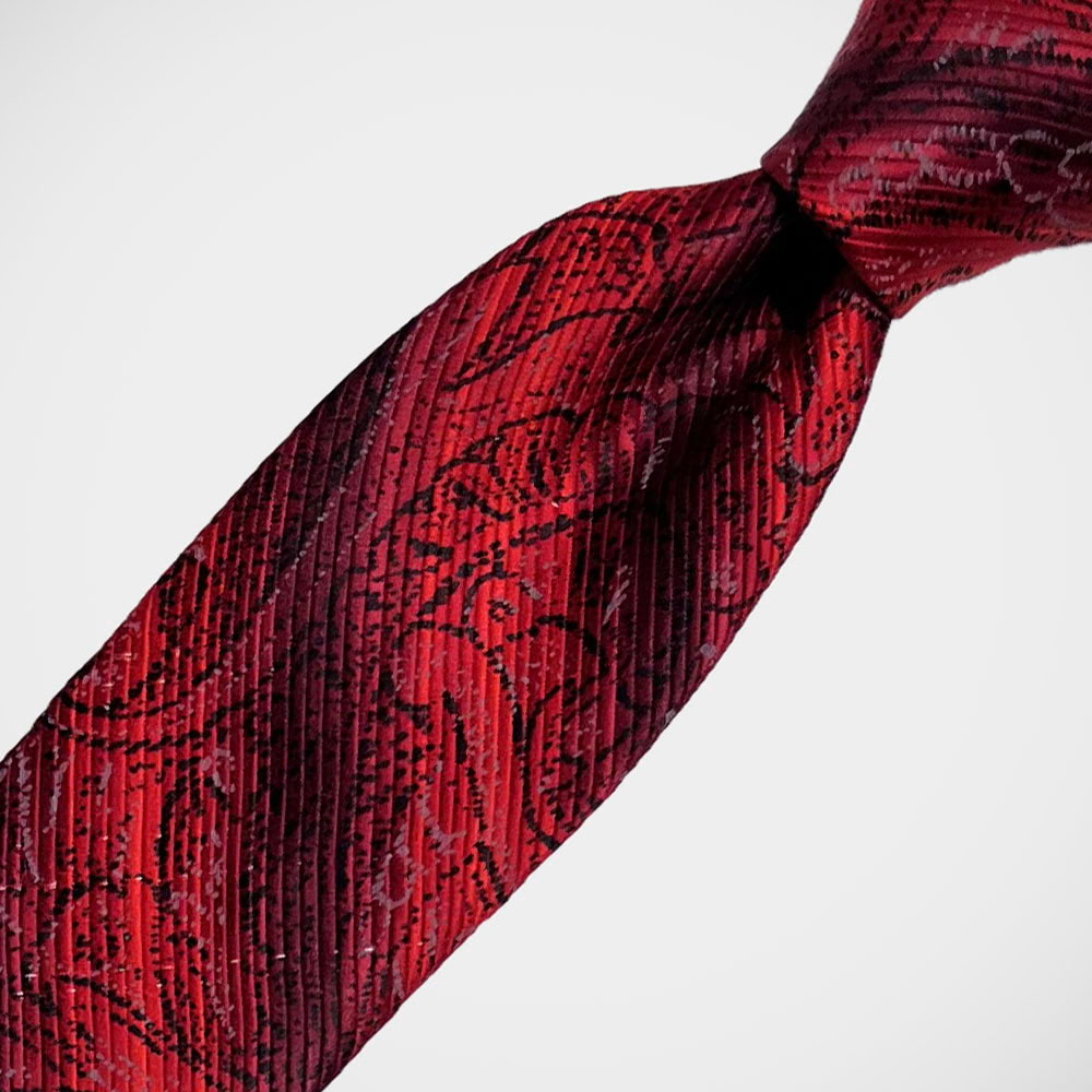 'Paisley on Pleats' Tie