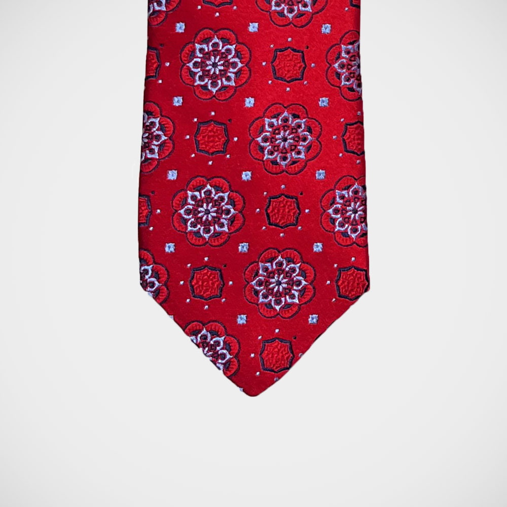 'Red Medallion' Tie