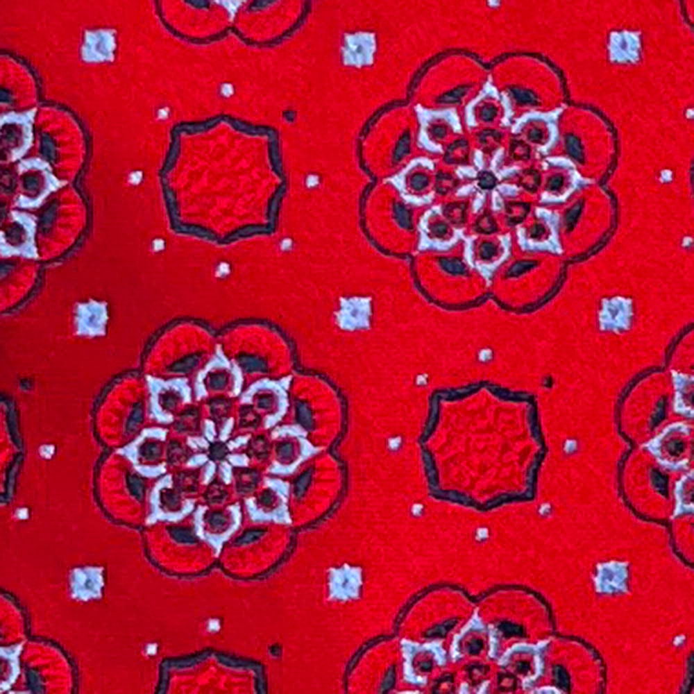 'Red Medallion' Tie