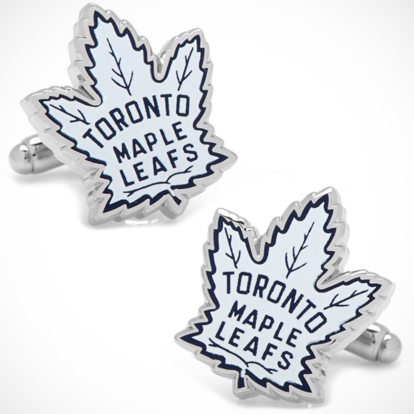 'Toronto Maple Leafs-White' Cufflinks