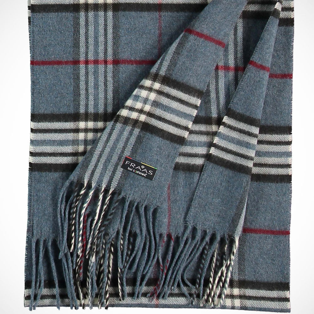 'Classic Check- Denim' Scarf