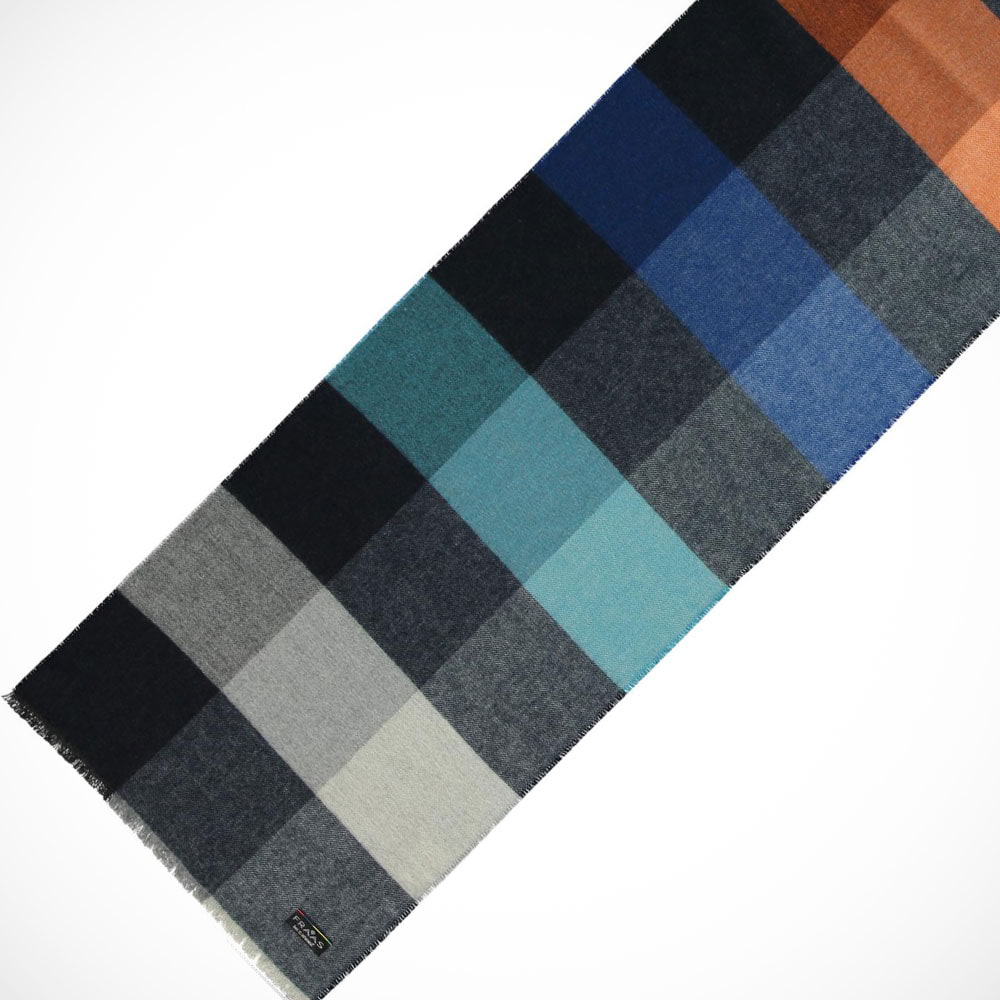 'Colour Blocks - Navy' Scarf