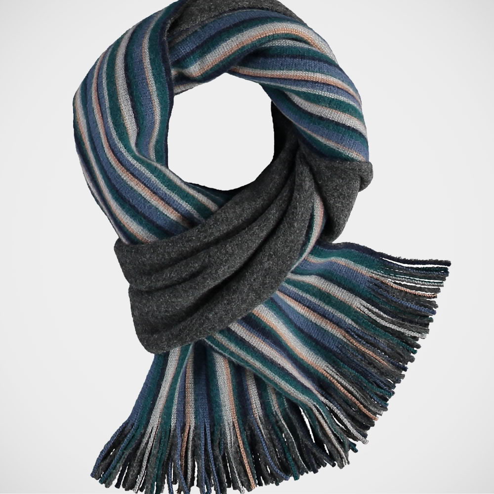 'Reversible Stripes - Blues' Scarf