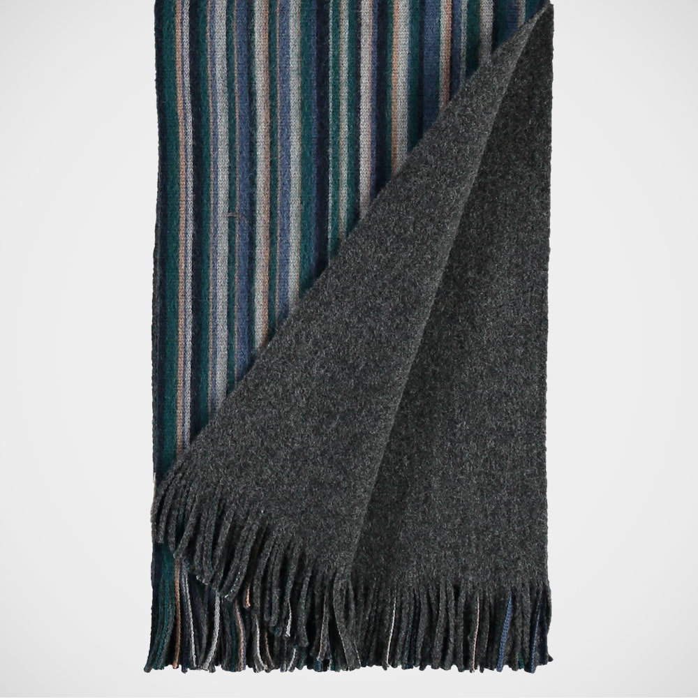 'Reversible Stripes - Blues' Scarf