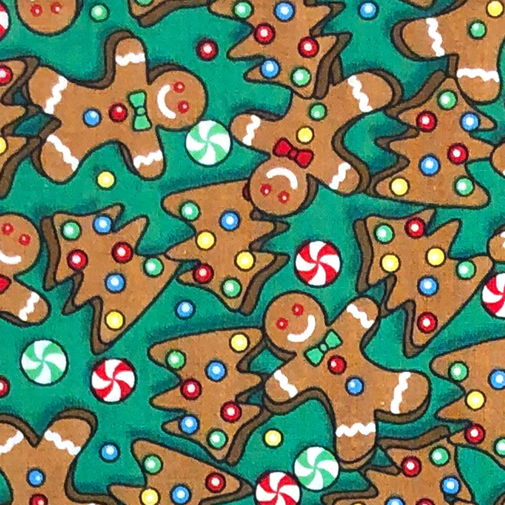 'Gingerbread' Christmas Pocket Square