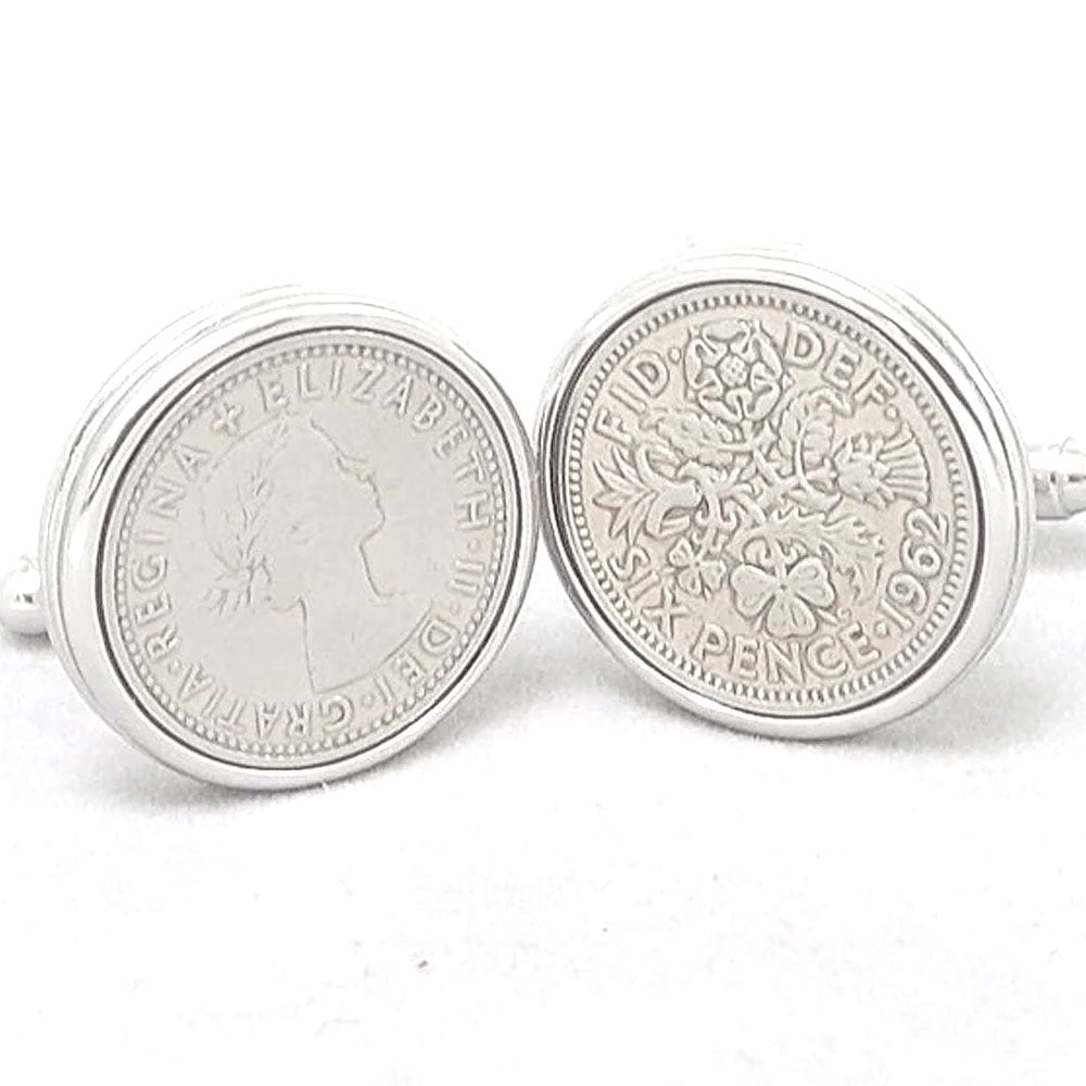 'Six Pence Coin' Cufflinks