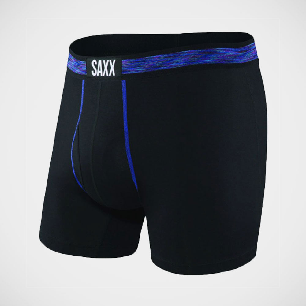 'Black Space Dyed' Boxer Briefs