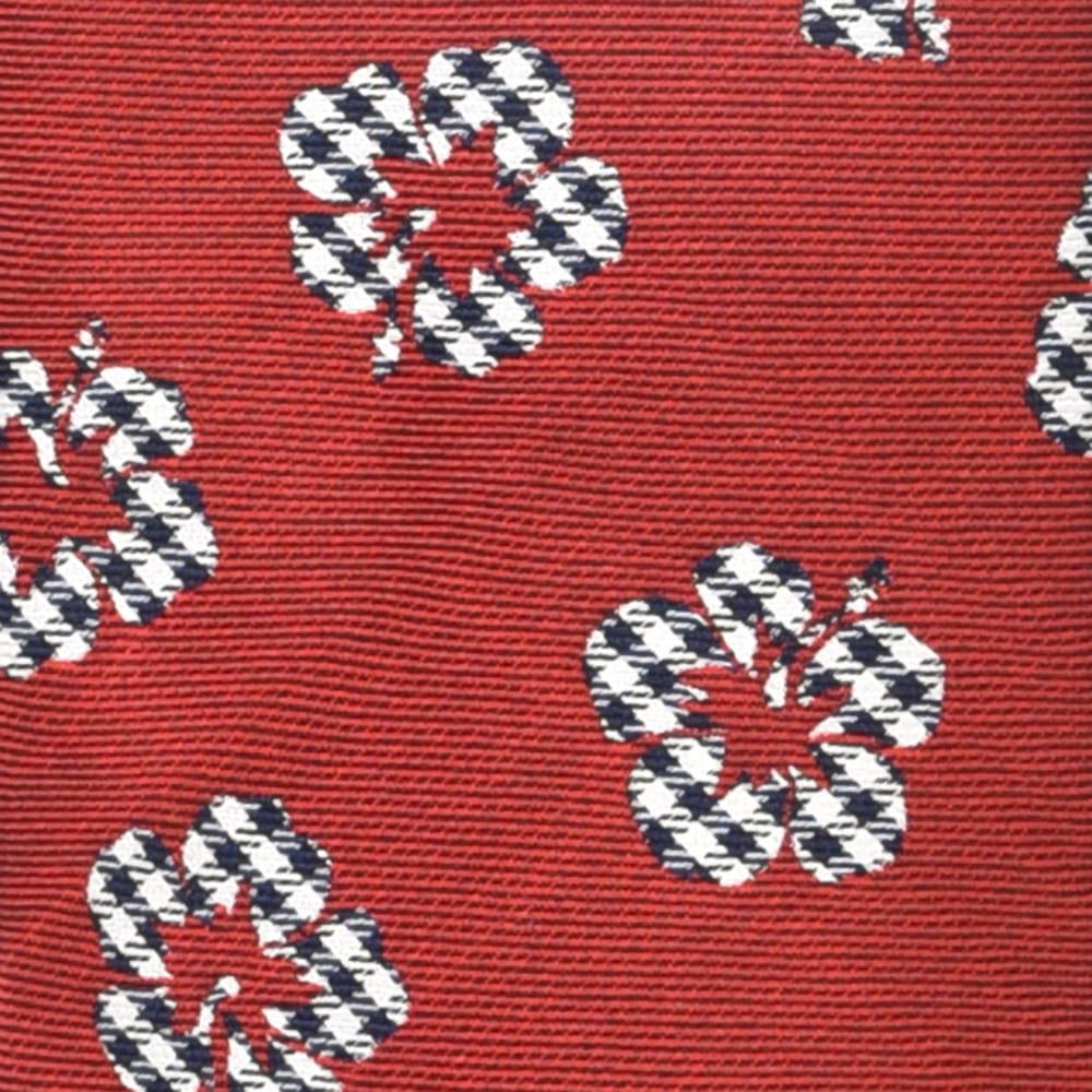 H. Halpern Esq. 'Check Floral on Red' Tie