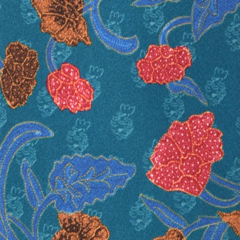 H. Halpern Esq. 'Teal Floral' Tie