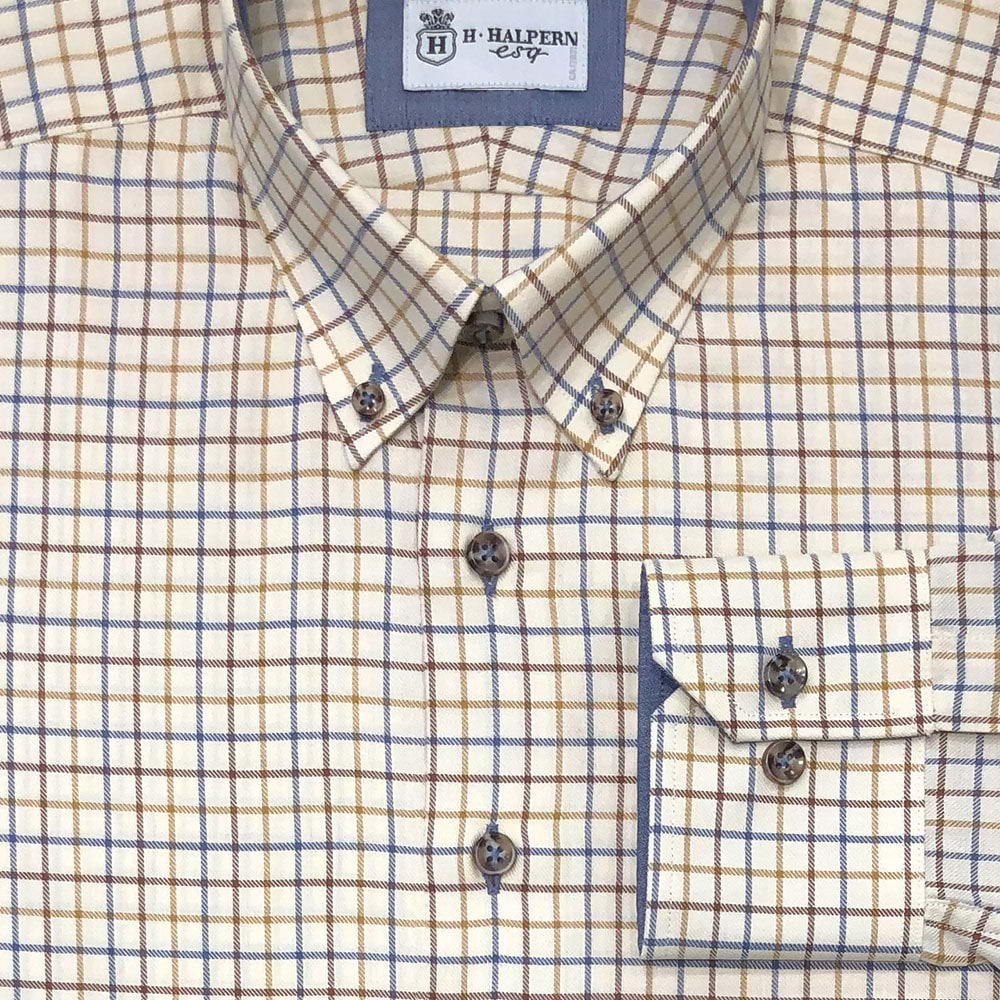 'Fall Tattersall' Sport Shirt