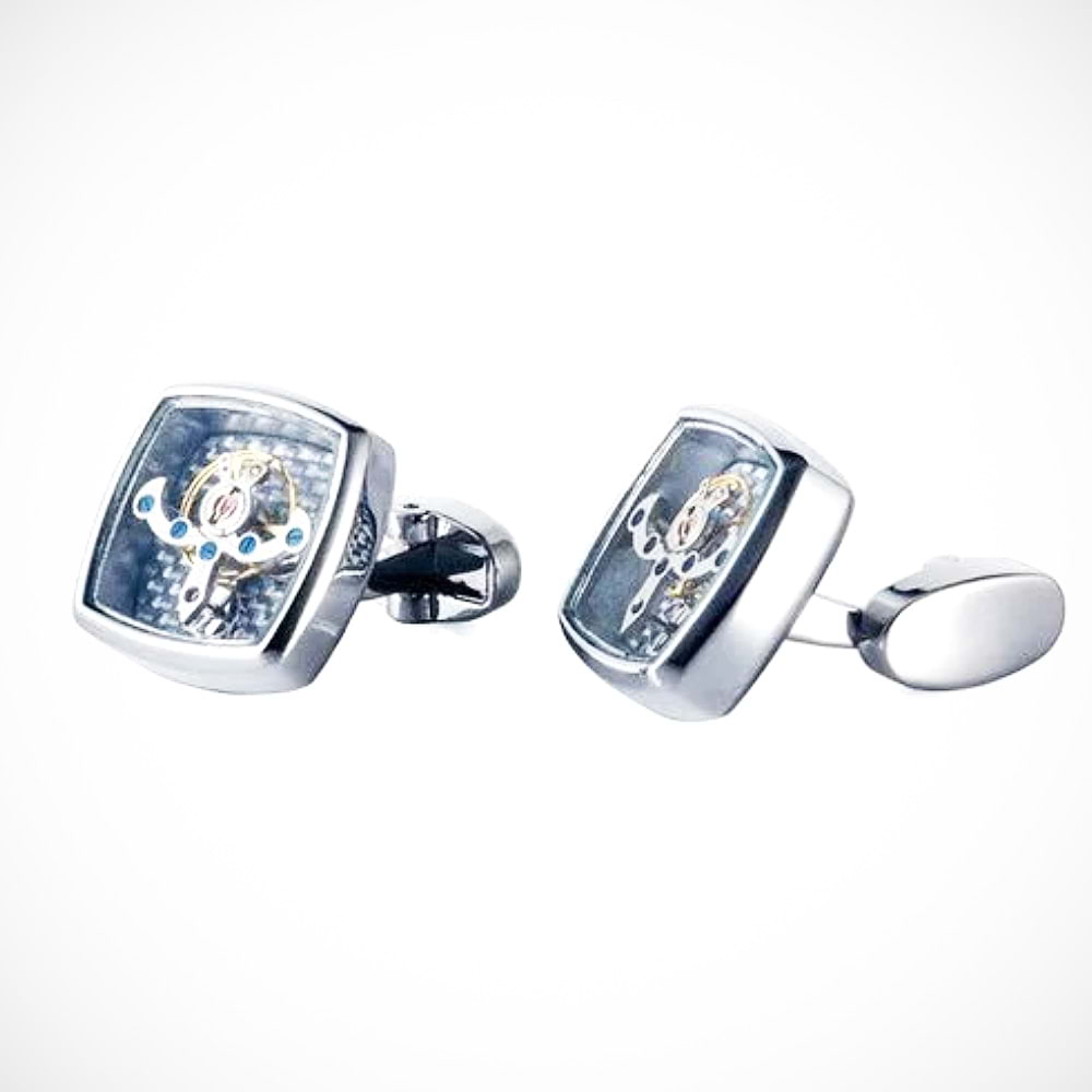 'Gears in Motion-Square' Cufflinks