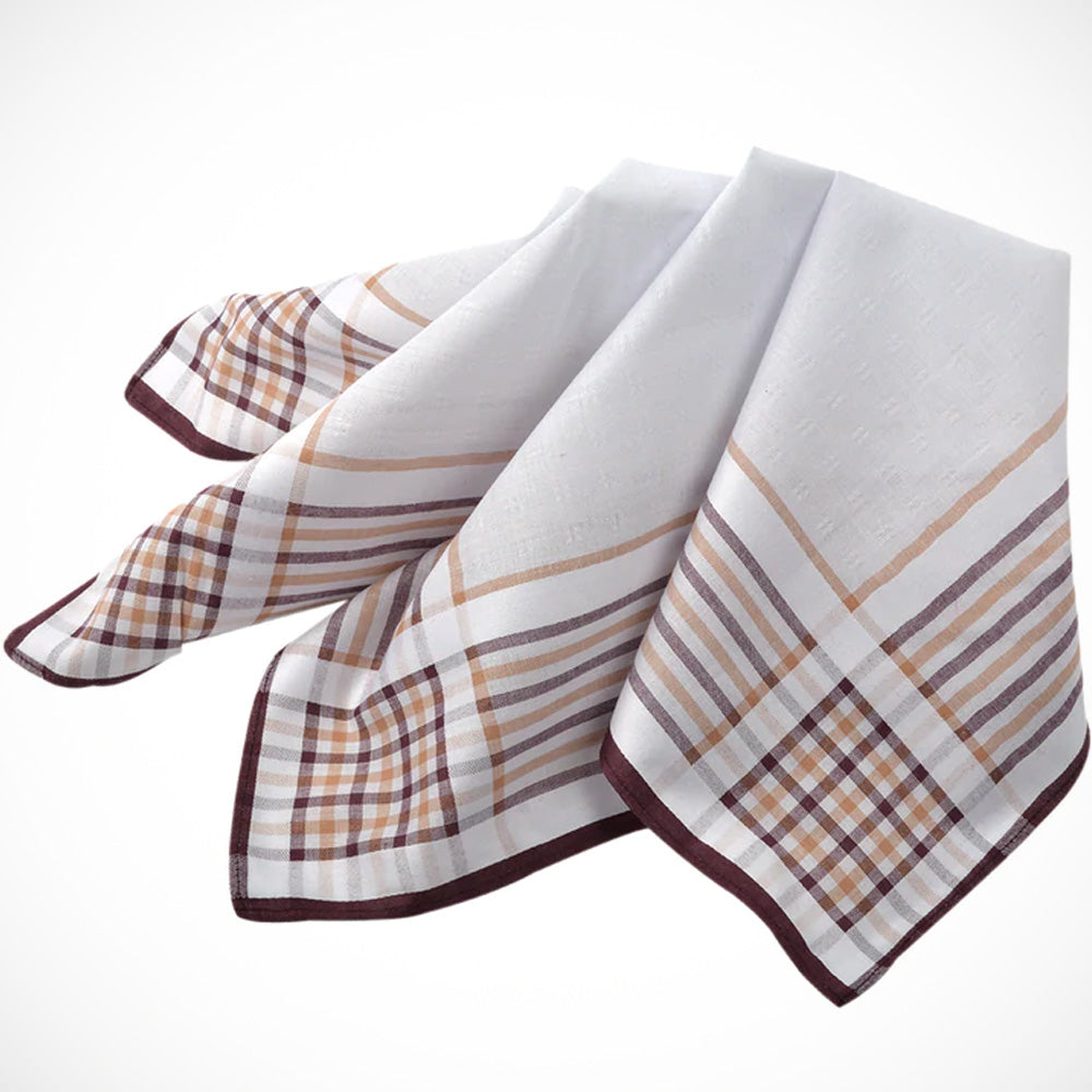 'Striped Cotton 3-Pack' Handkerchiefs