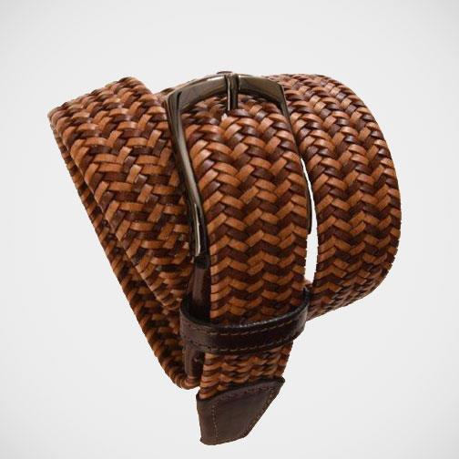 H. Halpern Esq. 'Braided in Tan' Belt.