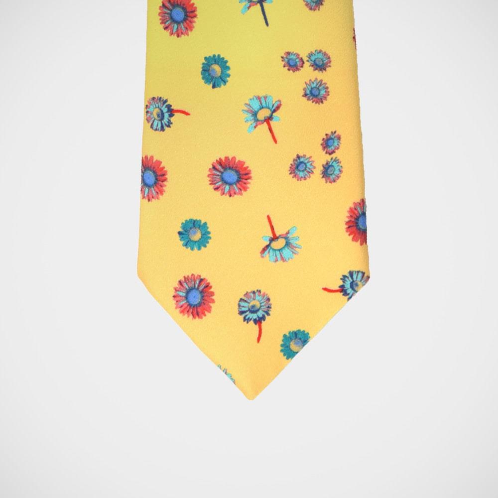 H. Halpern Esq. 'Yellow with Daisies' Tie