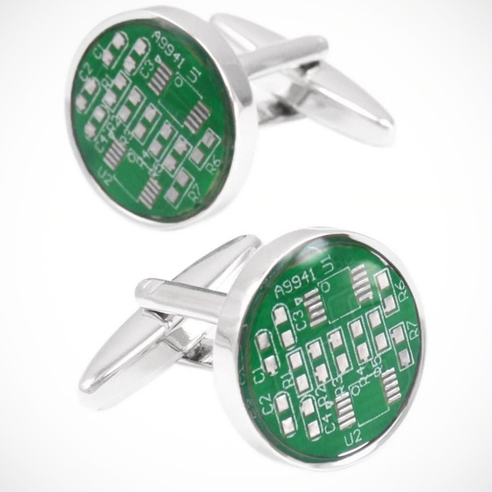 'Computer Mother Board' Cufflinks