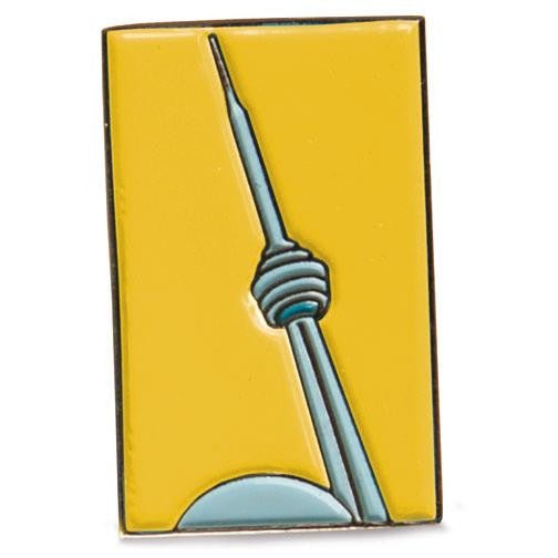 H. Halpern Esq. 'CN Tower-yellow' Canadian Cufflinks