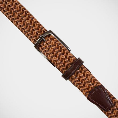 H. Halpern Esq. 'Braided in Tan' Belt.
