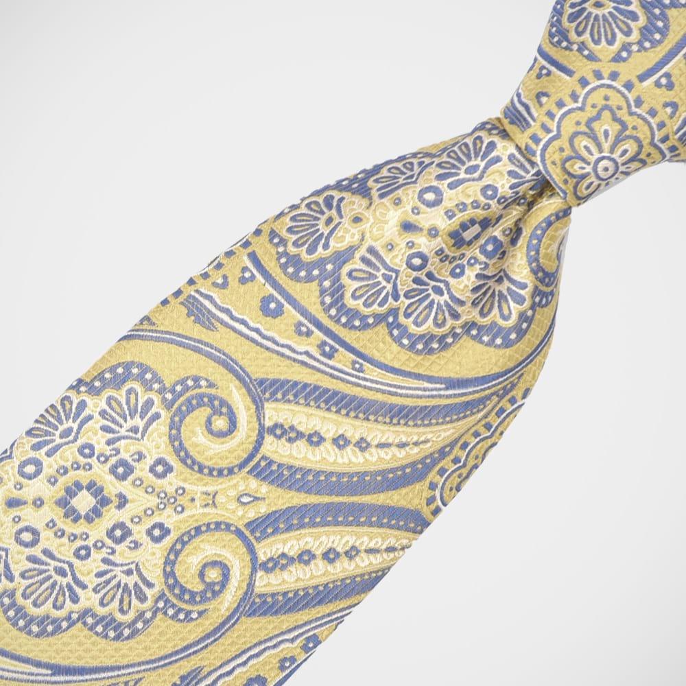 H. Halpern Esq. 'Yellow with Navy Paisley' Tie