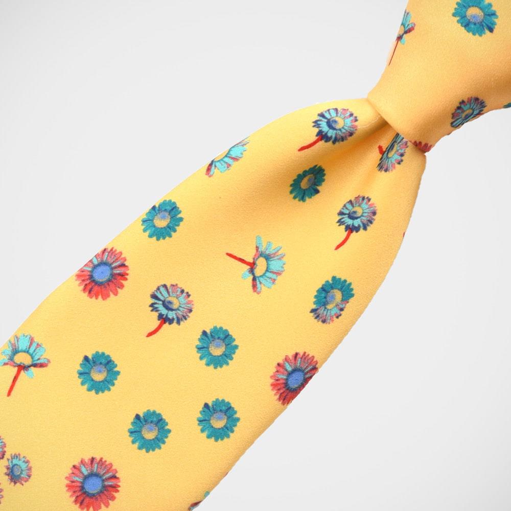 H. Halpern Esq. 'Yellow with Daisies' Tie