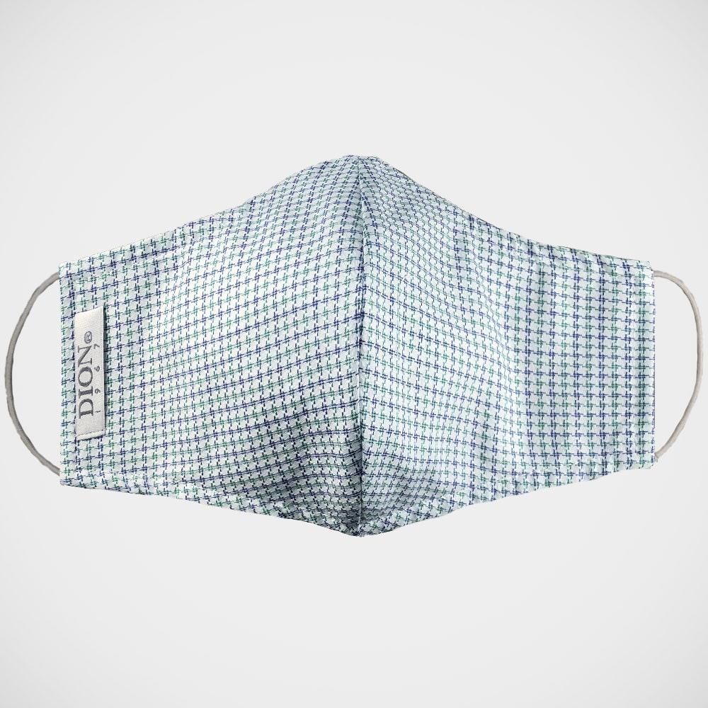 'Blue & Green Check' Non-medical Mask