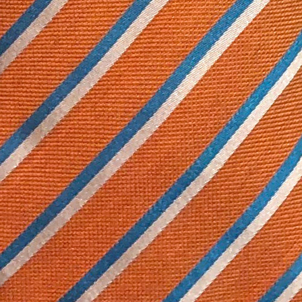'Retro Stripe on Orange' Tie
