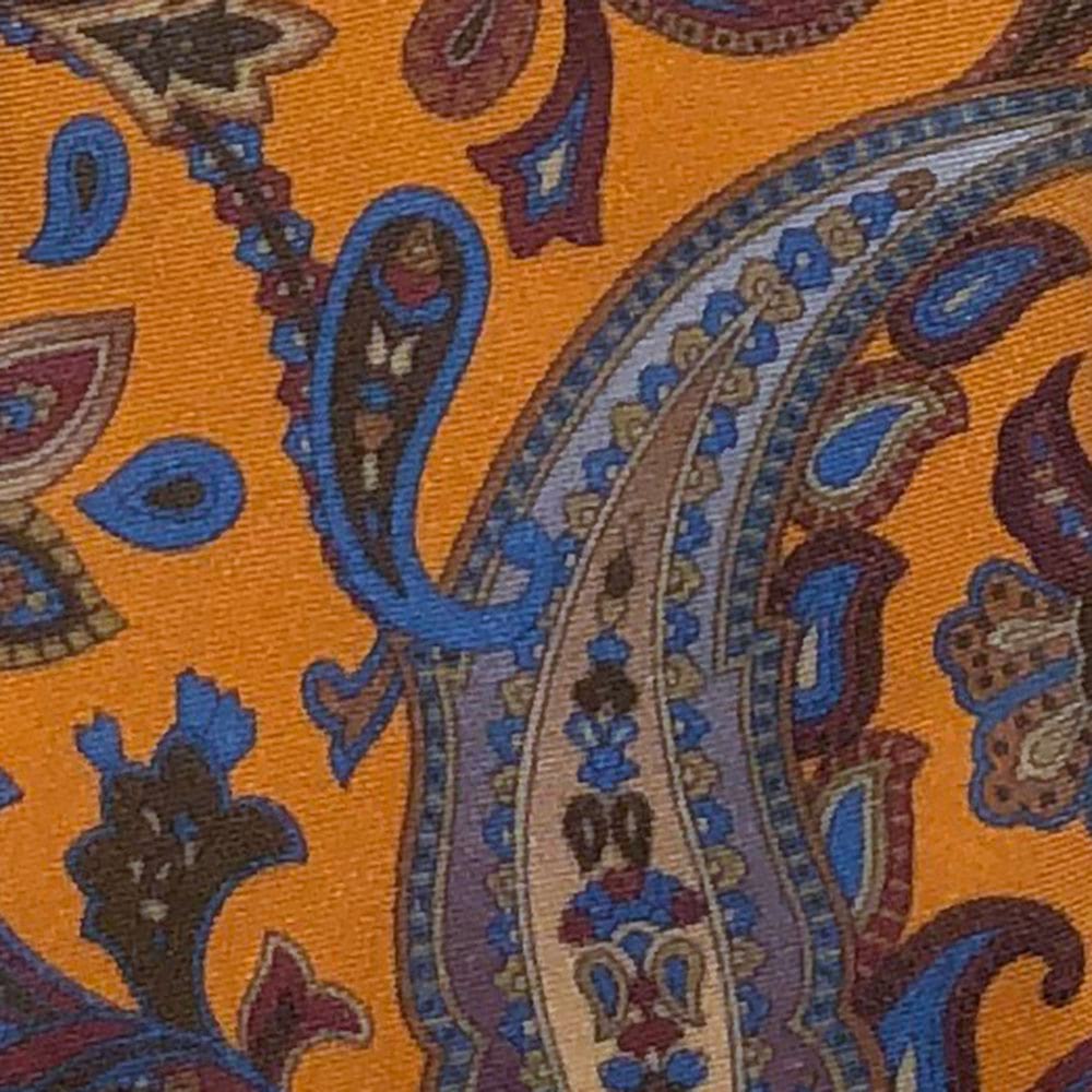 'Paisley on Orange' Tie