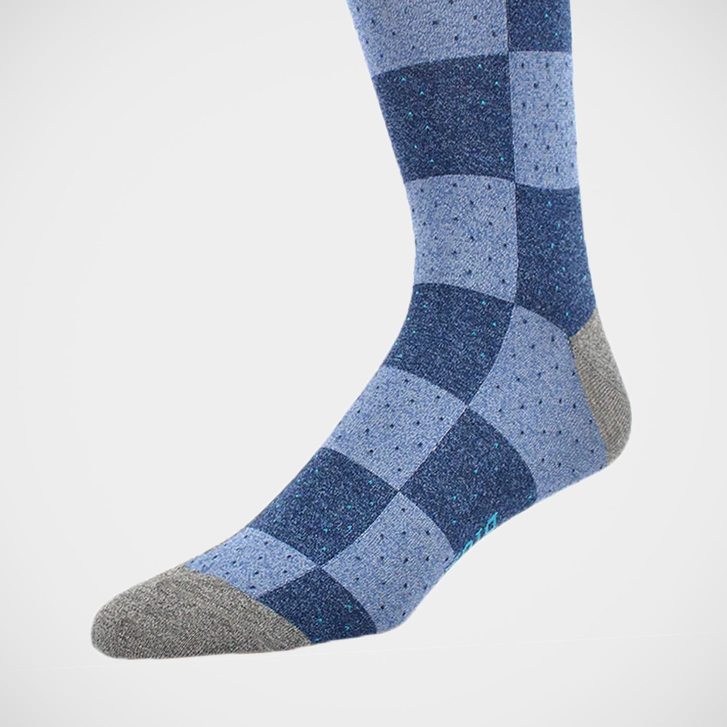 'Blue Checkerboard' Socks