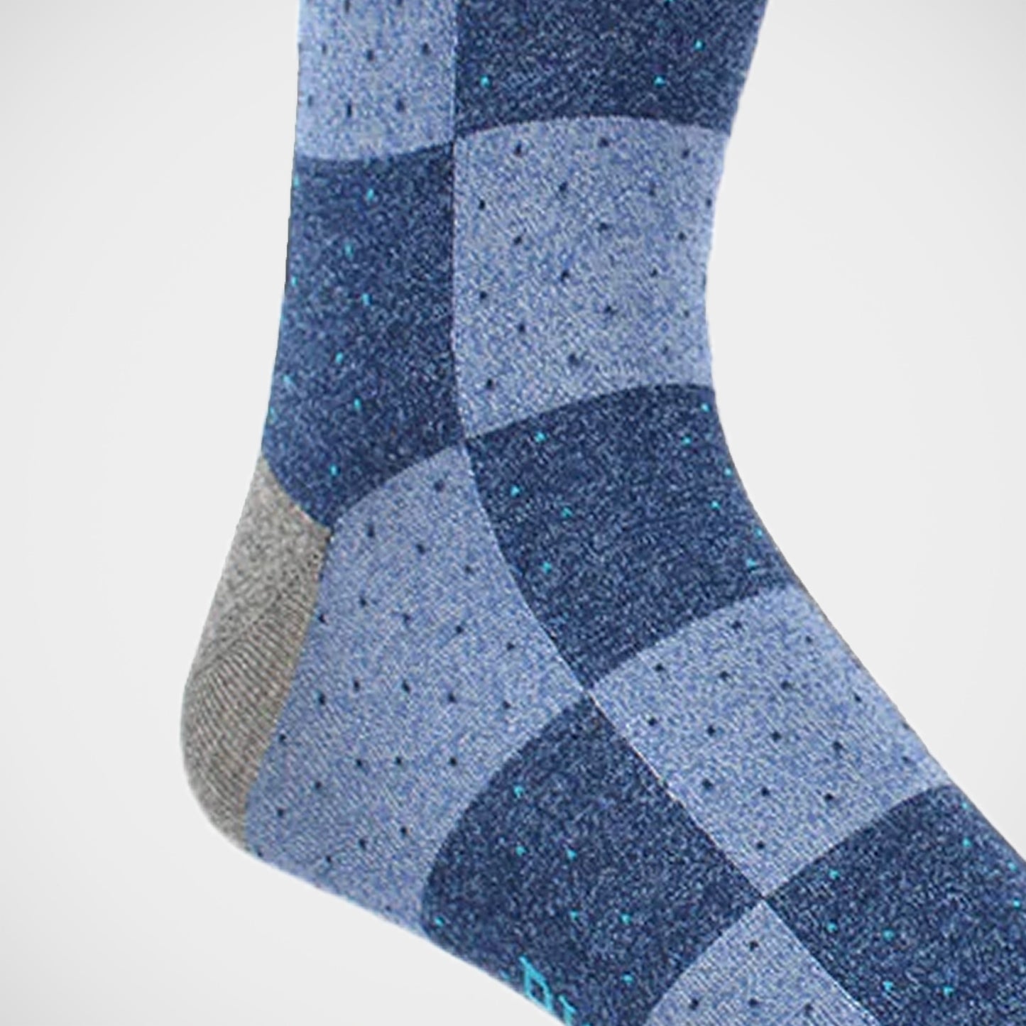 'Blue Checkerboard' Socks