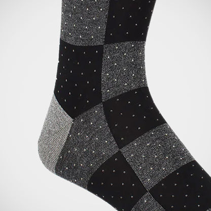 'Black and Grey Checkerboard' Socks