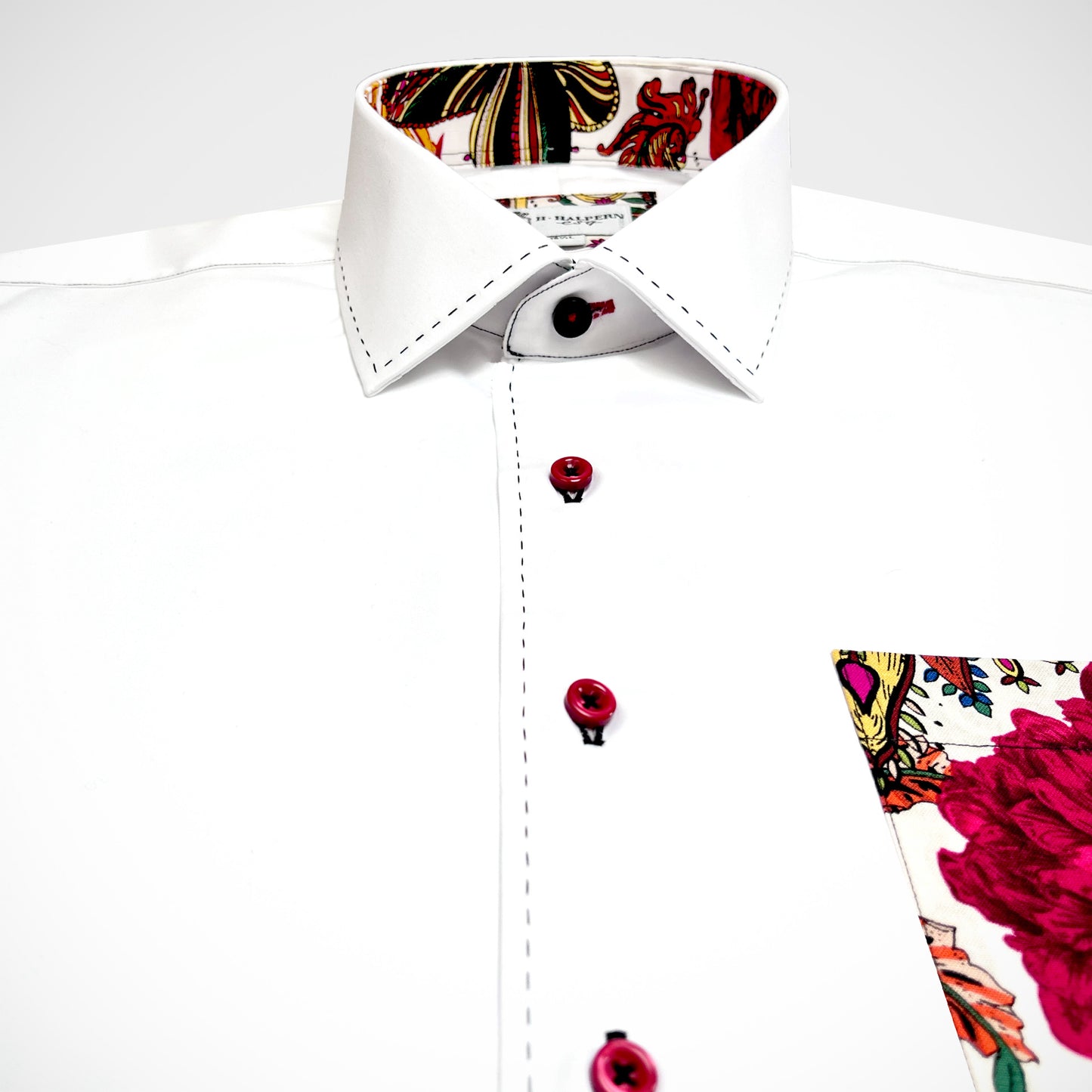 'April Flowers' Sport Shirt