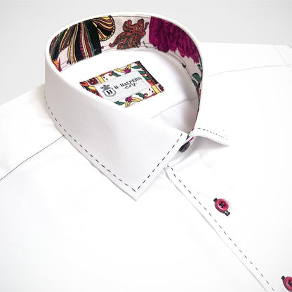 'April Flowers' Sport Shirt