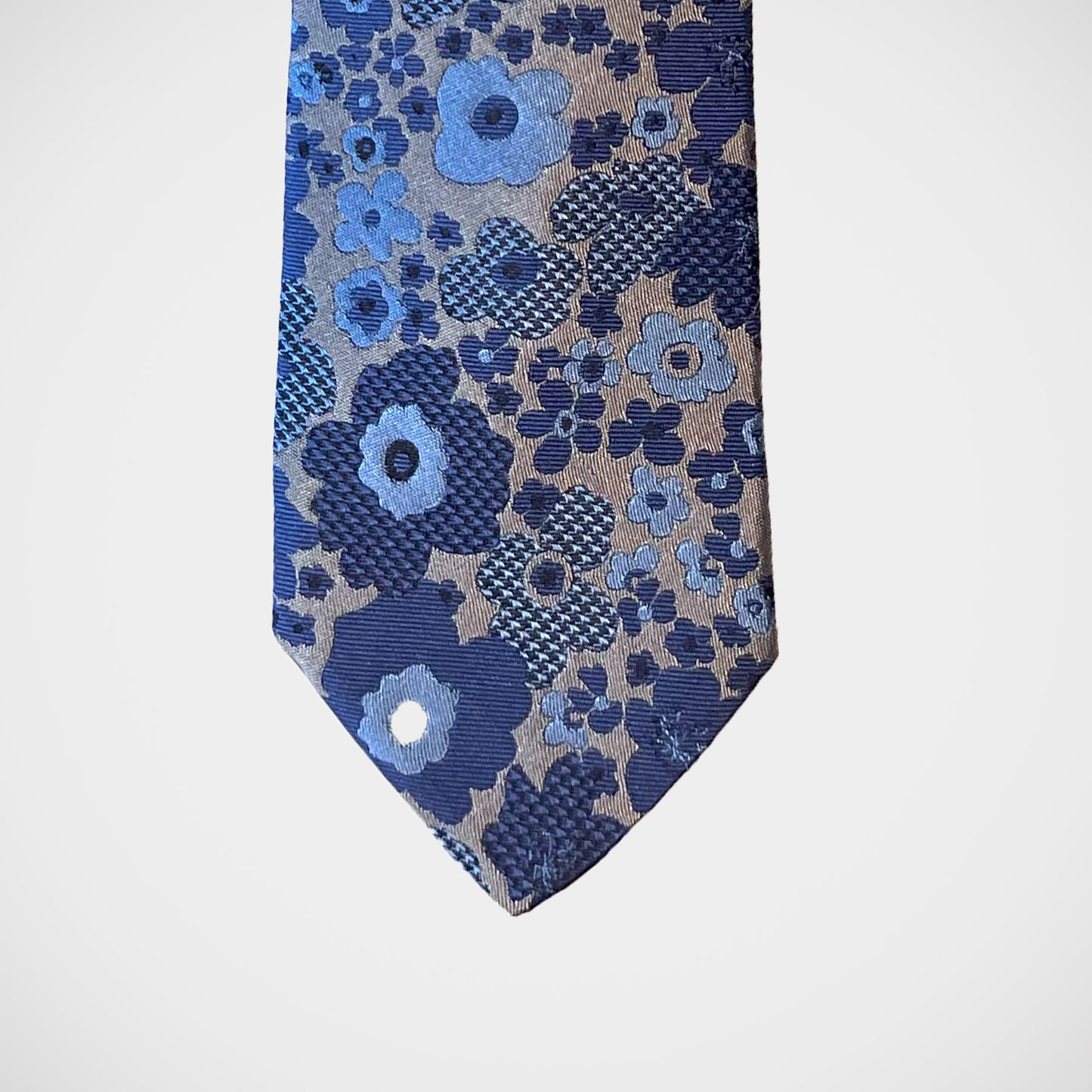 'Woven Floral in Blues' Tie