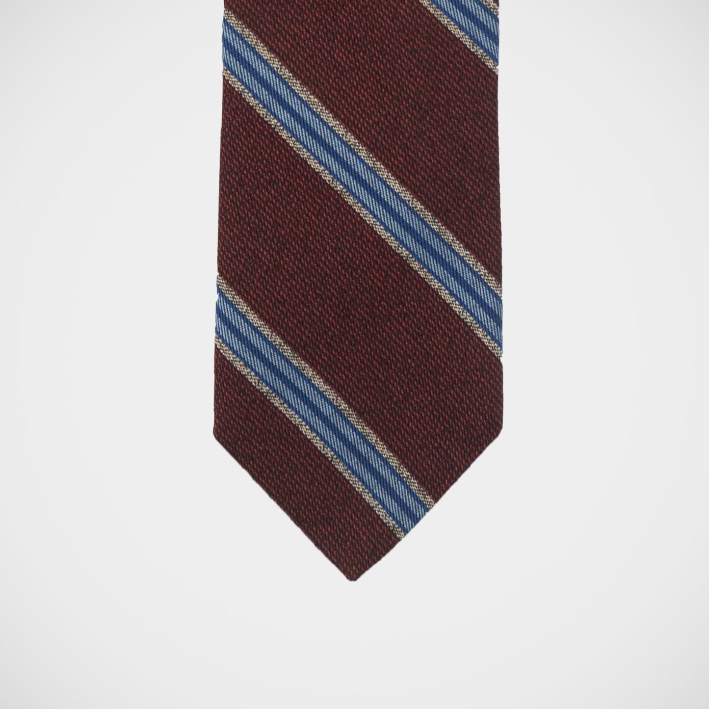 'Burgundy Fall Stripe' Tie