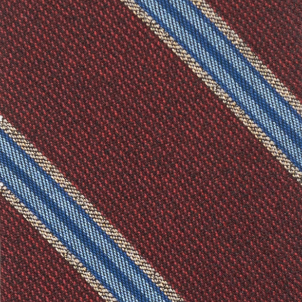 'Burgundy Fall Stripe' Tie