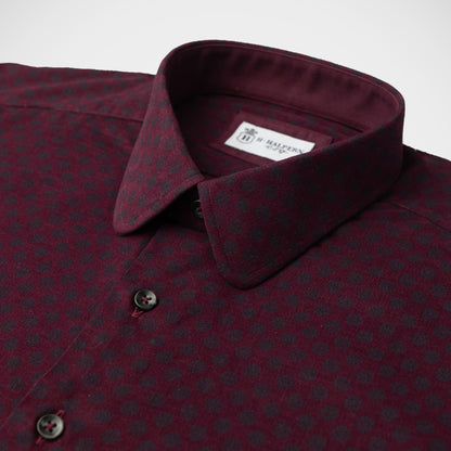 'Merlot Mini-Cord' Sport Shirt