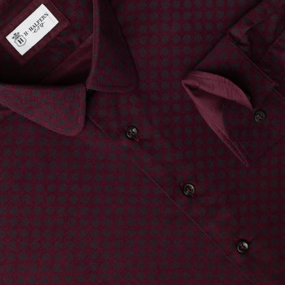 'Merlot Mini-Cord' Sport Shirt