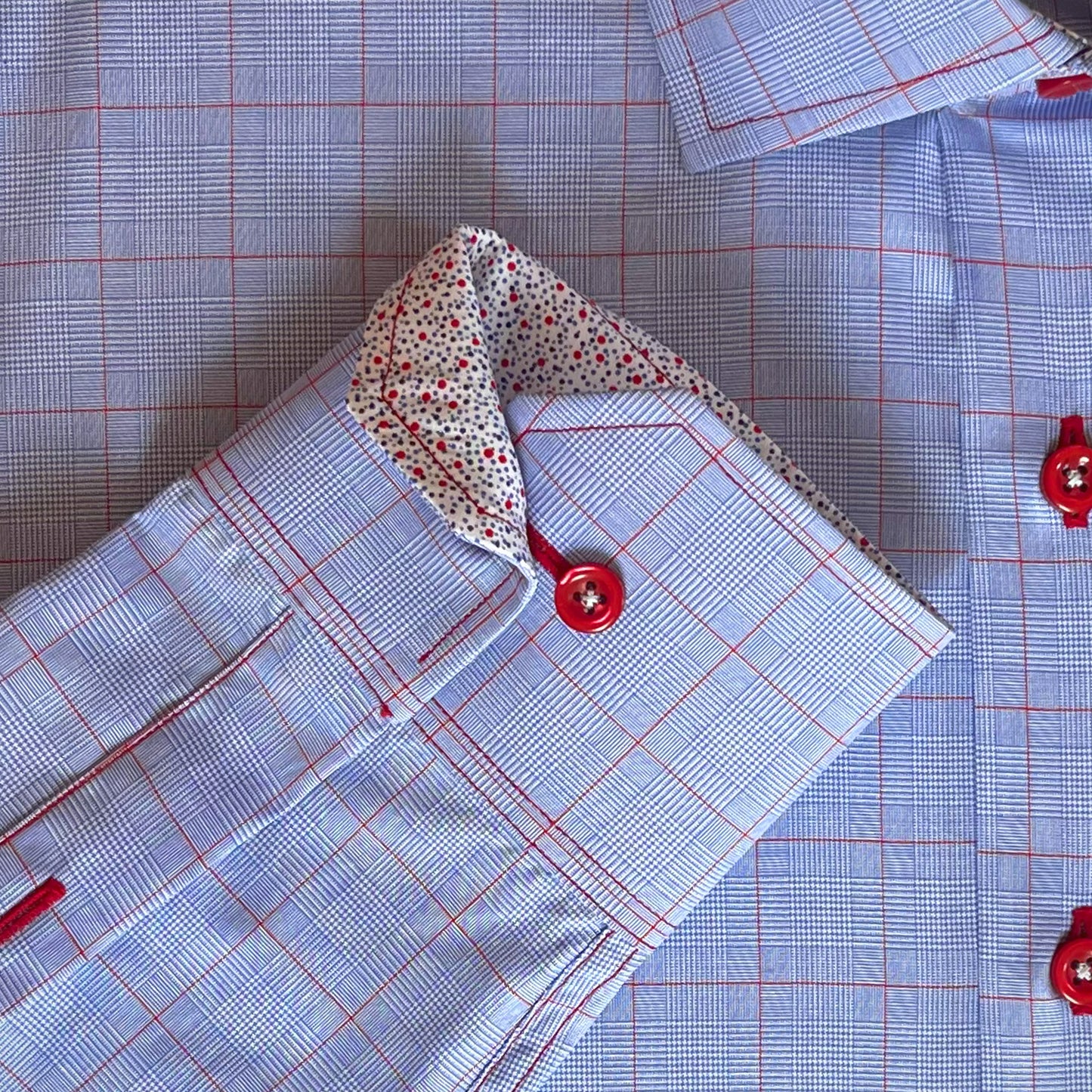 'Checks and Dots' Dress Shirt