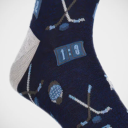 'Good Ol' Hockey Game Navy' Socks
