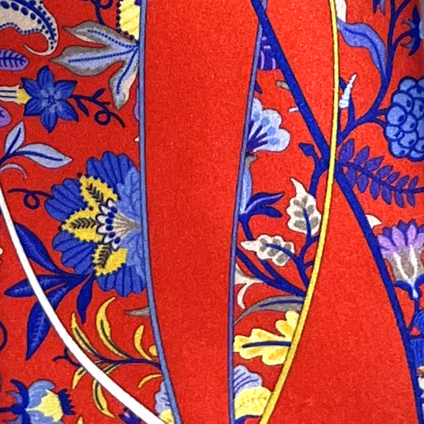 'Floral on Red' Tie