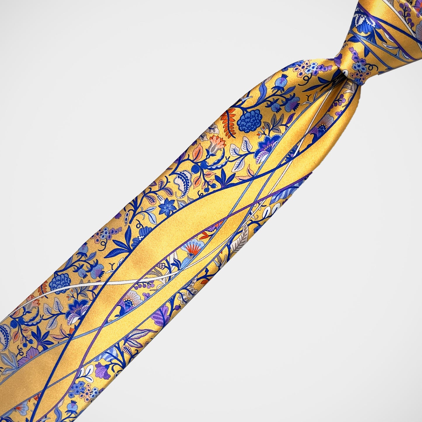 'Floral on Yellow' Tie
