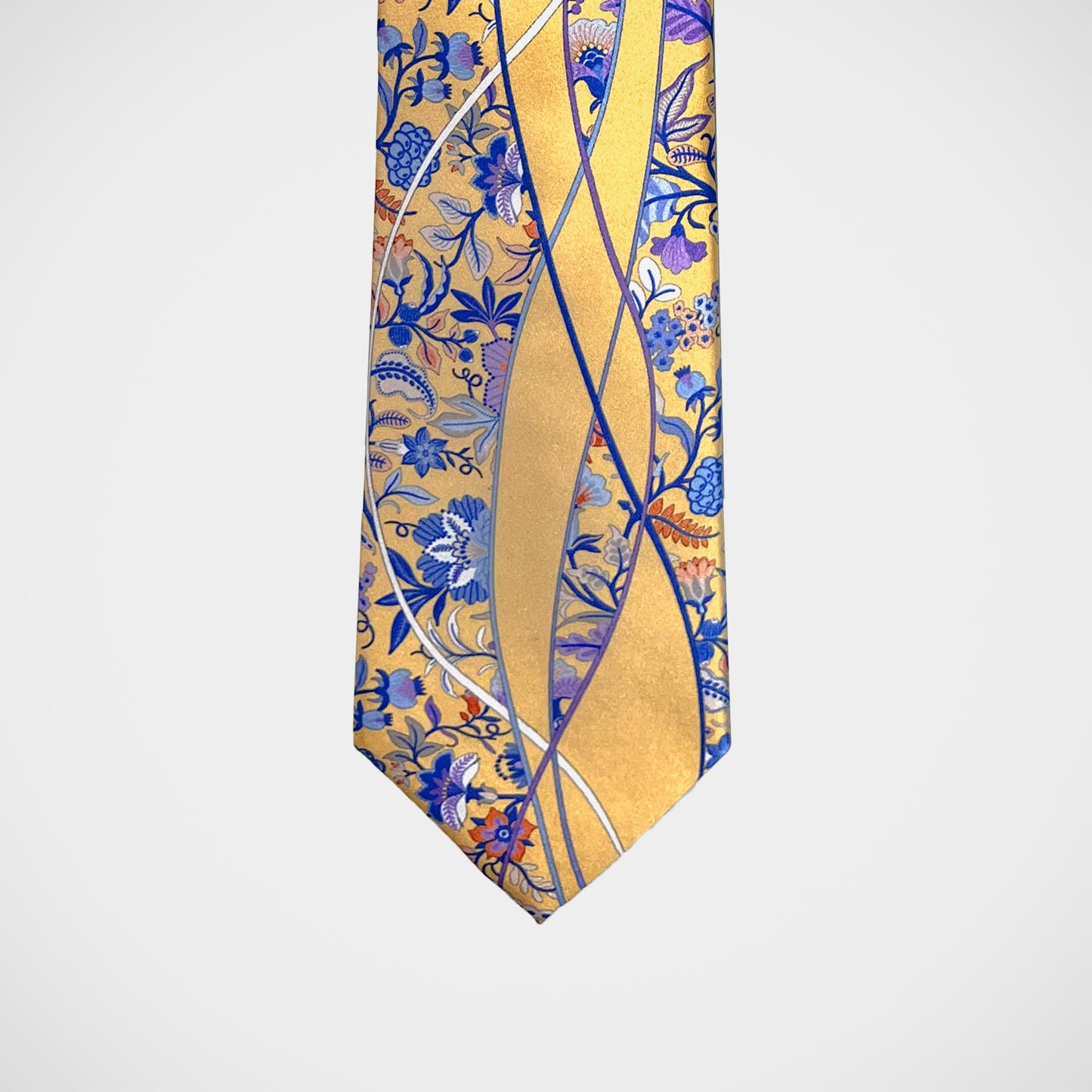 'Floral on Yellow' Tie